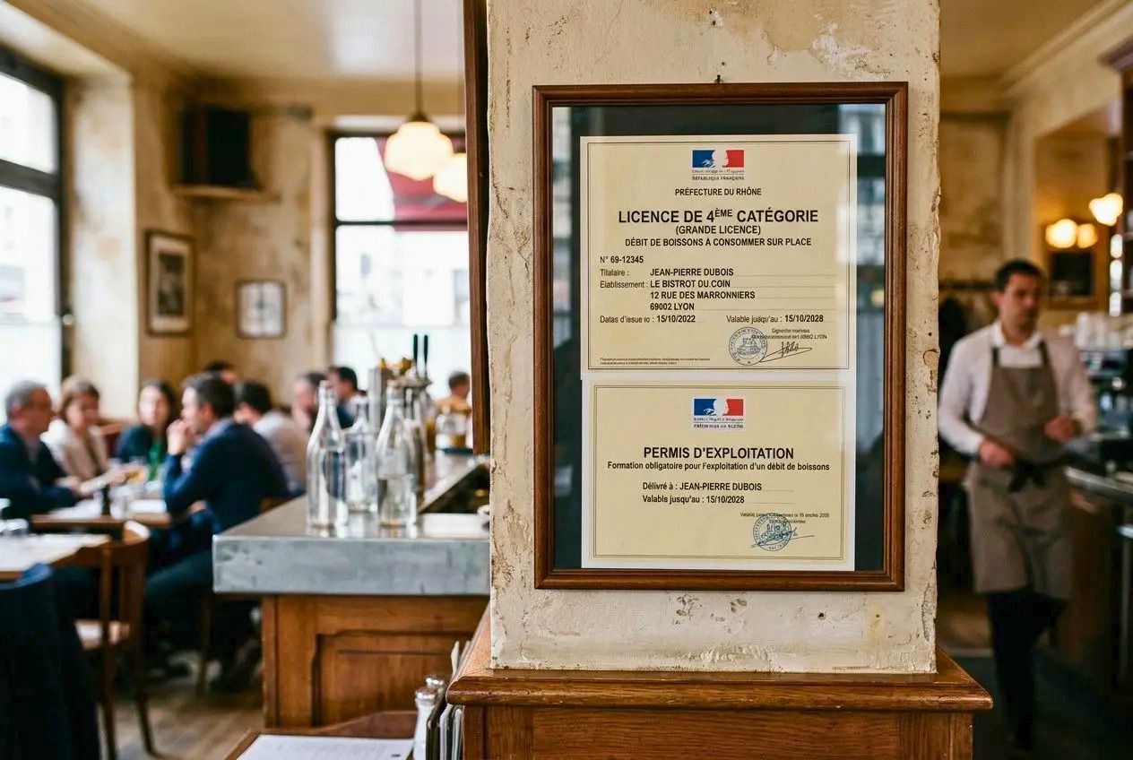 Licence 4 permis d'exploitation