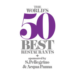 logo the world's 50 best restaurants sponsored by st Pellegrino & Aequa Panna